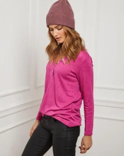 Pull Laury fushia-Fleur de cachemire Clearance