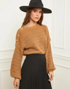 Pull Leana camel-L'Armoire de Suzette Best