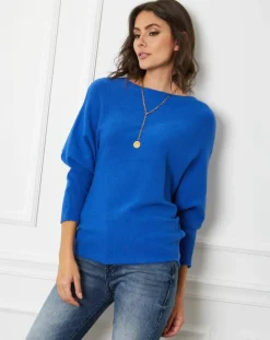 Femme Fleur de cachemire Pulls^Pull Lena Indigo