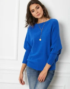 Femme Fleur de cachemire Pulls^Pull Lena Indigo