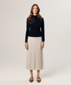 Femme Rodier Pulls^Pull Liesse double face bleu nuit