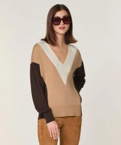 Pull Linda 100% Laine marron café-Rodier Hot