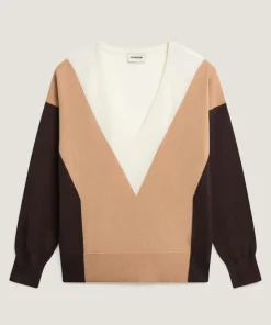 Pull Linda 100% Laine marron café-Rodier Hot