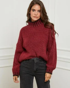 Pull Lou bordeaux-L'Armoire de Suzette Discount