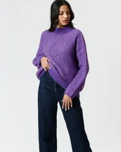 Pull Louise violet-The Korner Hot