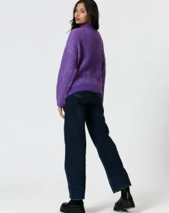 Pull Louise violet-The Korner Hot