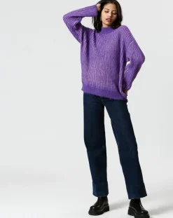 Pull Louise violet-The Korner Hot