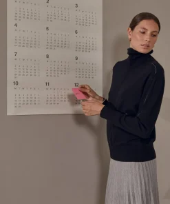 Pull Mahaut, col roulé noir-Rodier