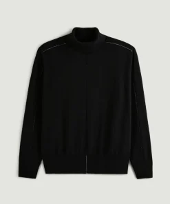 Pull Mahaut, col roulé noir-Rodier