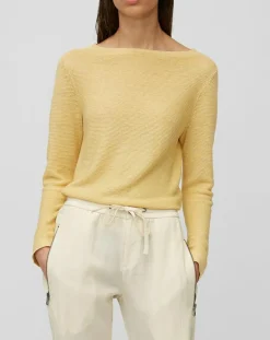 Femme Marc O'Polo Pulls^Pull maille 100% Lin jaune