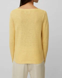 Femme Marc O'Polo Pulls^Pull maille 100% Lin jaune