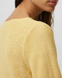 Femme Marc O'Polo Pulls^Pull maille 100% Lin jaune