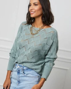 Pull Marie vert-L'Armoire de Suzette Best
