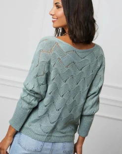Pull Marie vert-L'Armoire de Suzette Best