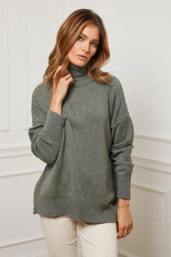 Femme Fleur de cachemire Pulls^Pull Marny Kaki