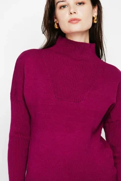 Pull Mathilde cerise-Cachemire & Jo Clearance