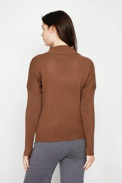 Pull Mathilde marron-Cachemire & Jo New