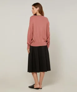 Pull Maximilienne en Laine mélangée bois de rose-Rodier Online