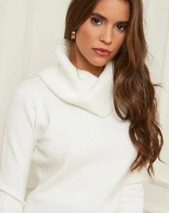 Pull Milene blanc-L'Armoire de Suzette Discount