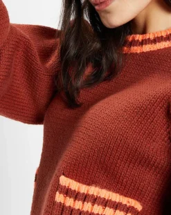 Pull Mouline chocolat-Manoush New