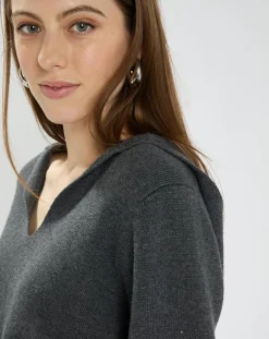 Pull Nilim gris chiné-Zapa Hot