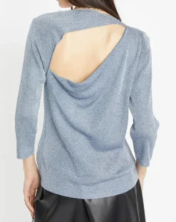 Pull Nora bleu-Zapa Outlet