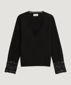 Pull Nora en Laine noir-Rodier Online