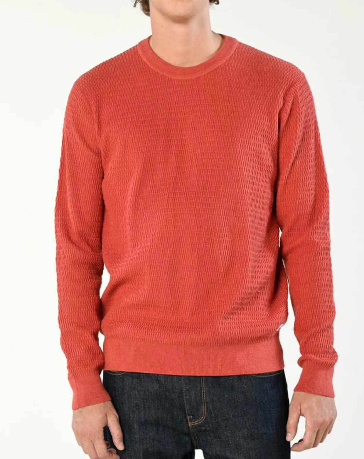 Homme Harris Wilson Pulls^Pull Ocean brique