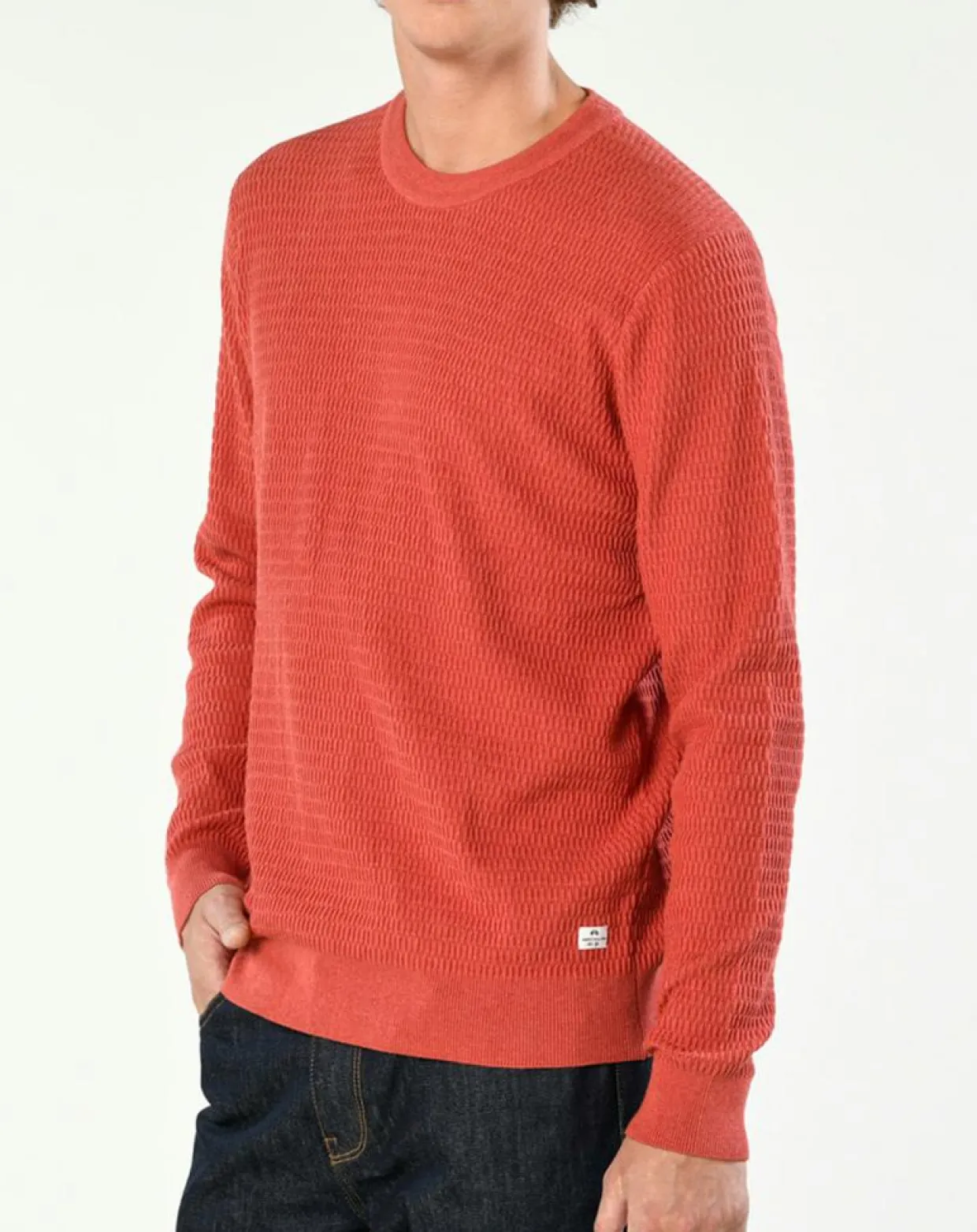 Homme Harris Wilson Pulls^Pull Ocean brique