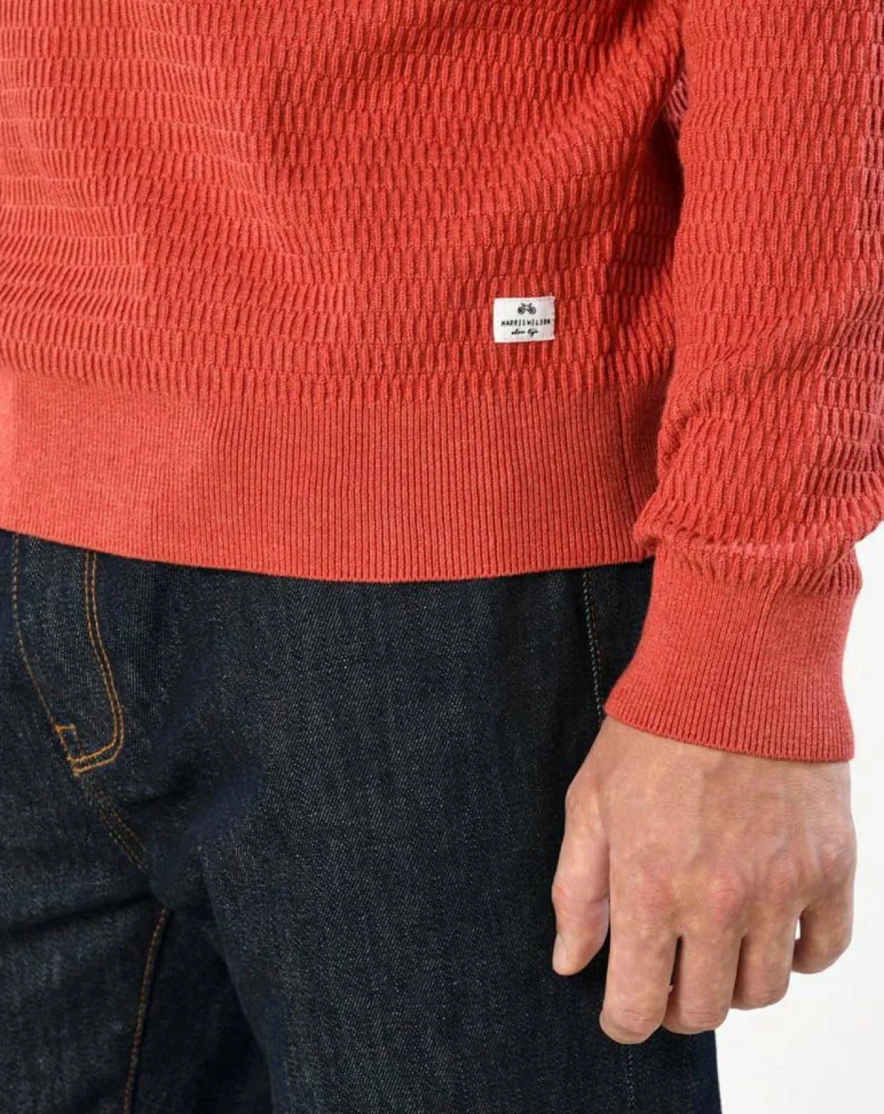 Homme Harris Wilson Pulls^Pull Ocean brique