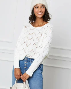 Pull Olivia blanc-L'Armoire de Suzette Hot