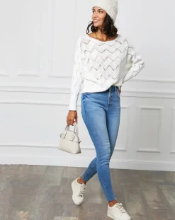 Pull Olivia blanc-L'Armoire de Suzette Hot