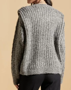 Pull Pauline gris-Belair Discount