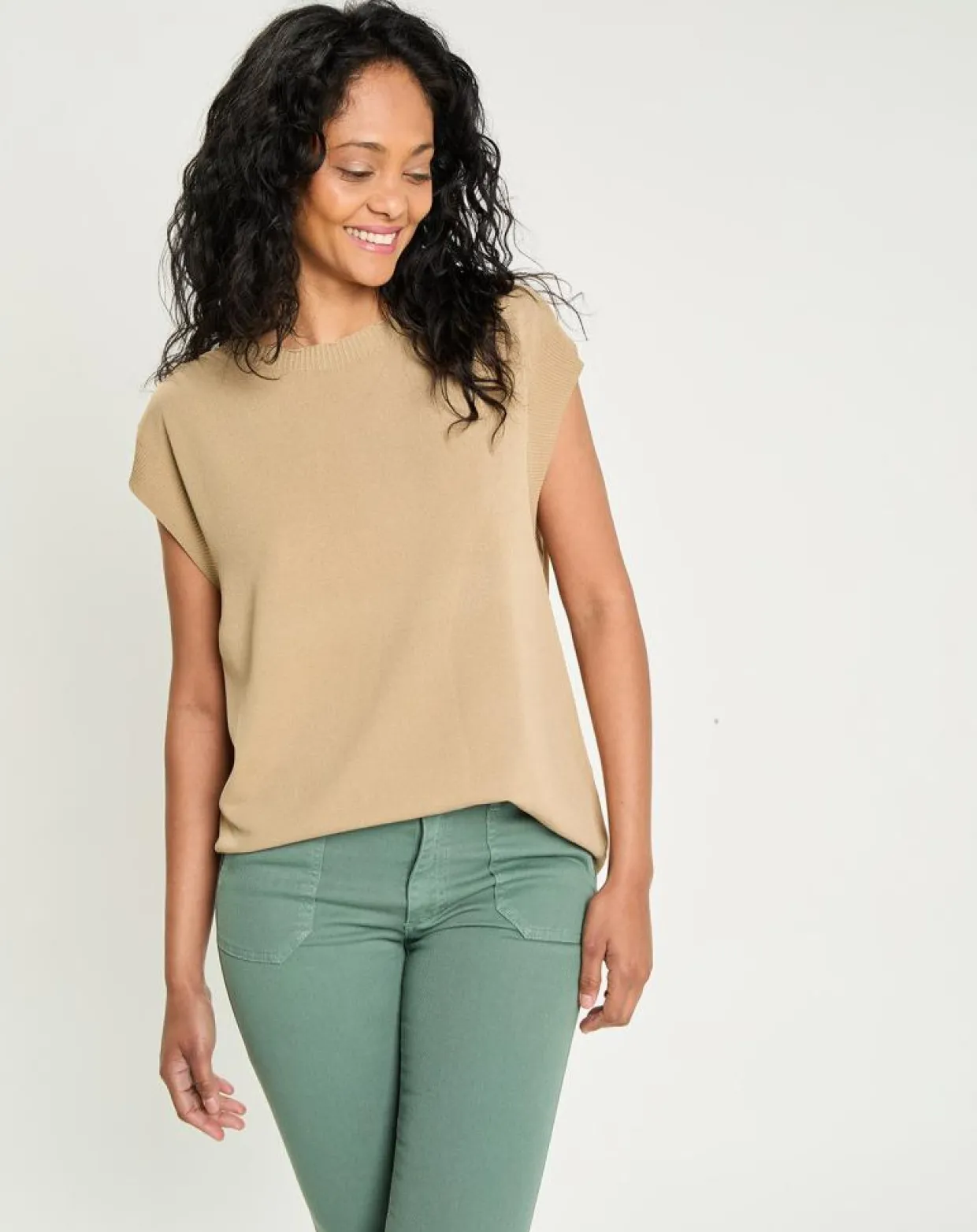 Femme Lauren Vidal Pulls^Pull Perle sierra