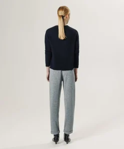 Pull Perséphone en laine col V profond noir-Rodier Sale