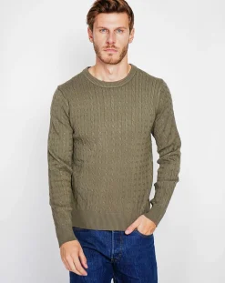 Homme Cachemire & Jo Pulls^Pull Pierre kaki