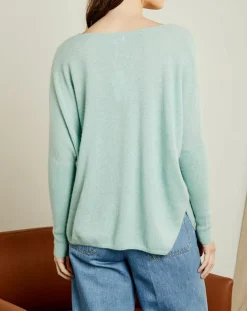 Femme Miss Cashmere Pulls^Pull poncho 100% Cachemire Elisabeth Col rond amande