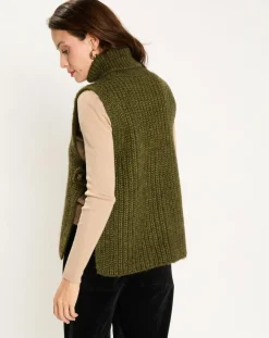 Femme Lauren Vidal Pulls^Pull poncho en Alpaga mélangé Billie mousse