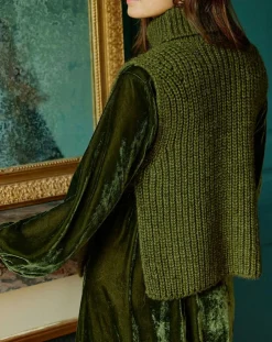 Femme Lauren Vidal Pulls^Pull poncho en Alpaga mélangé Billie mousse