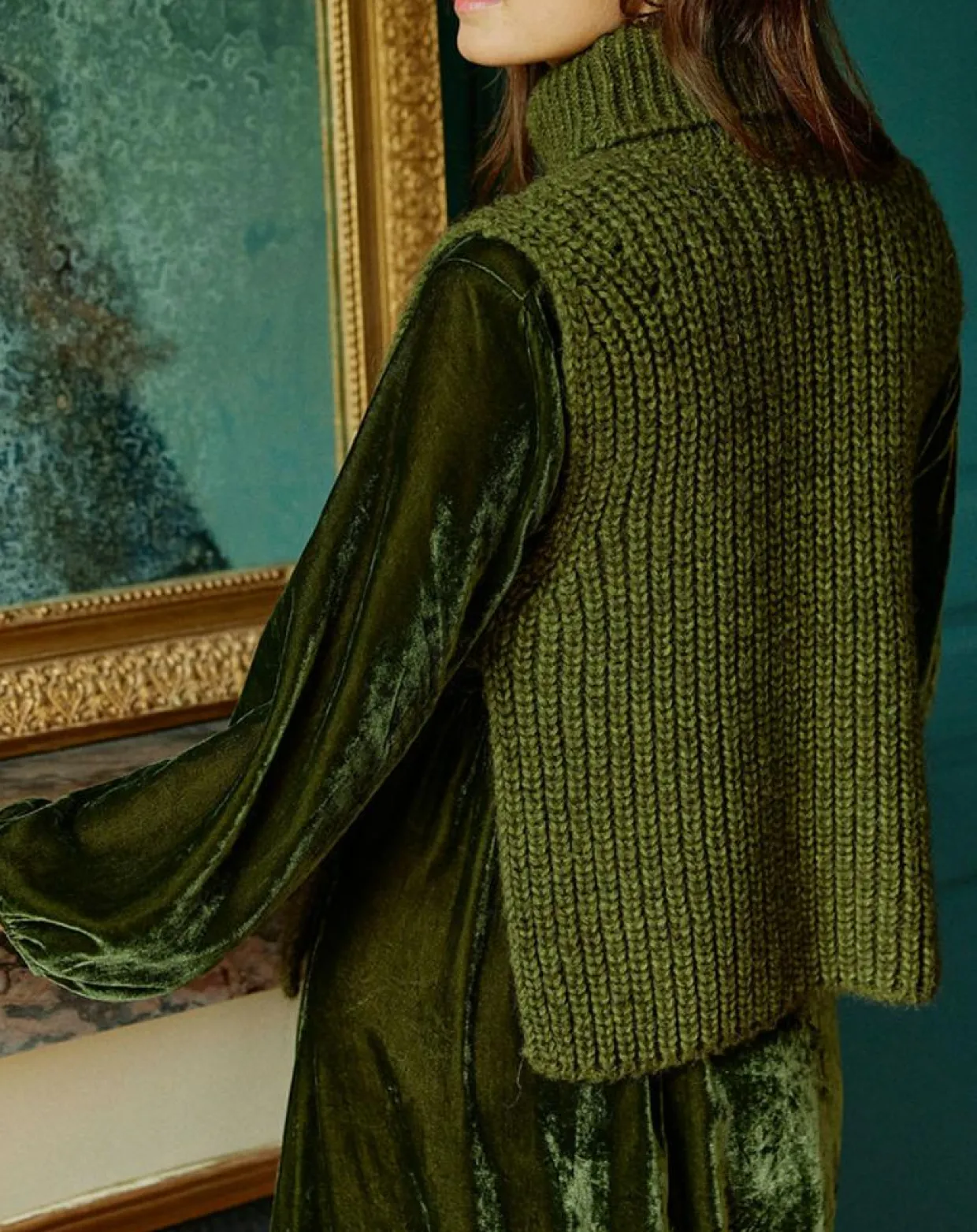 Femme Lauren Vidal Pulls^Pull poncho en Alpaga mélangé Billie mousse