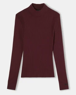 Femme Tara Jarmon Pulls^Pull Prudie bordeaux