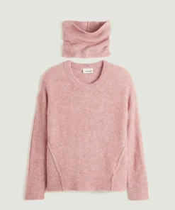 Pull Romi col amovible bois de rose-Rodier Clearance