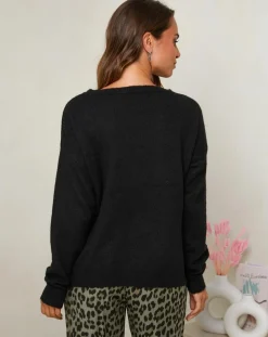 Femme Soft Cashmere Pulls^Pull Rose noir