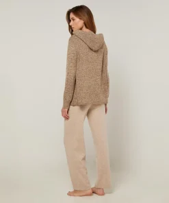 Pull Saadiya à capuche chiné marron-Rodier Best