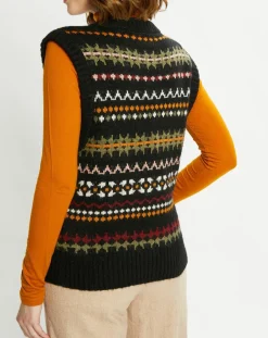 Pull sans manches col V multicolore-Scotch & Soda Online