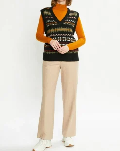 Pull sans manches col V multicolore-Scotch & Soda Online
