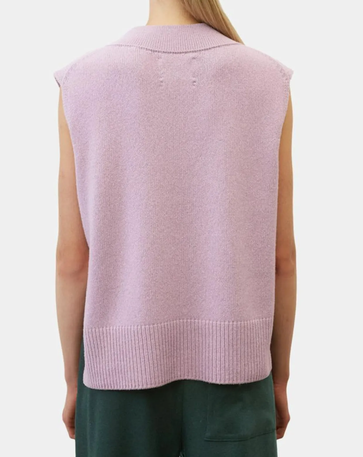 Femme Marc O'Polo Pulls^Pull sans manches en Laine mélangée violet clair