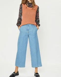 Pull sans manches en Maille mélangée Fido rouille-Galeries Lafayette Sale