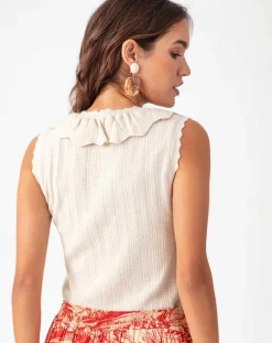 Femme Bleu Blanc Rouge Pulls^Pull Sara ivoire