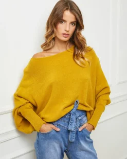 Femme Fleur de cachemire Pulls^Pull Sarah moutarde